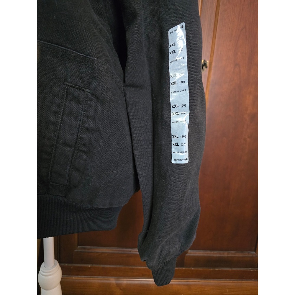NWT Carhartt Womens XXL Black Sierra Sherpa Lined Hooded Jacket 100815-001 - Picture 6 of 11